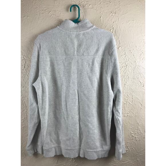 Tasso Elba Men Quarter Zip-Up Mock Neck Pullover Shirt Top Size Large - Picture 3 of 3